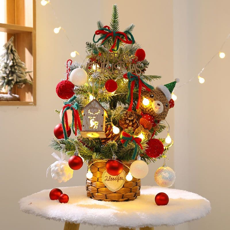 Christmas decorations desktop small Christmas tree decorations gifts scene decoration ktclubs.com