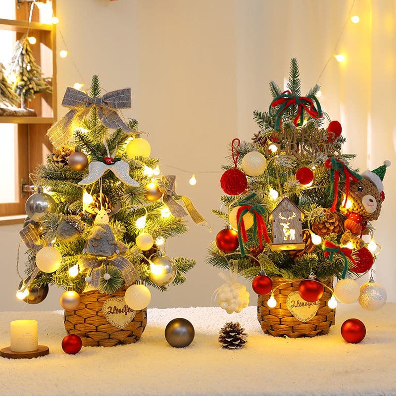 Christmas decorations desktop small Christmas tree decorations gifts scene decoration ktclubs.com