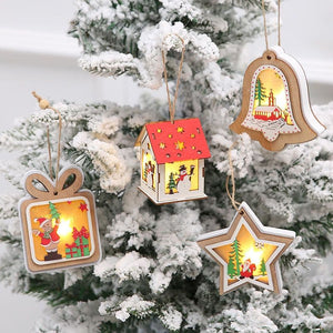 Christmas decorations glowing cabin hanging gift decorations ktclubs.com