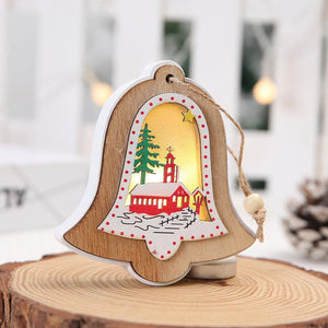 Christmas decorations glowing cabin hanging gift decorations ktclubs.com