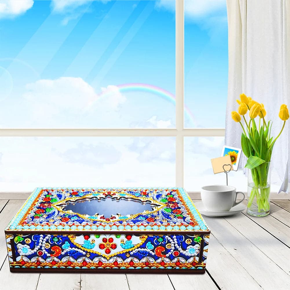 Classic Mandala Style - Diamond Painting Storage Box Fragmented Ornament ktclubs.com