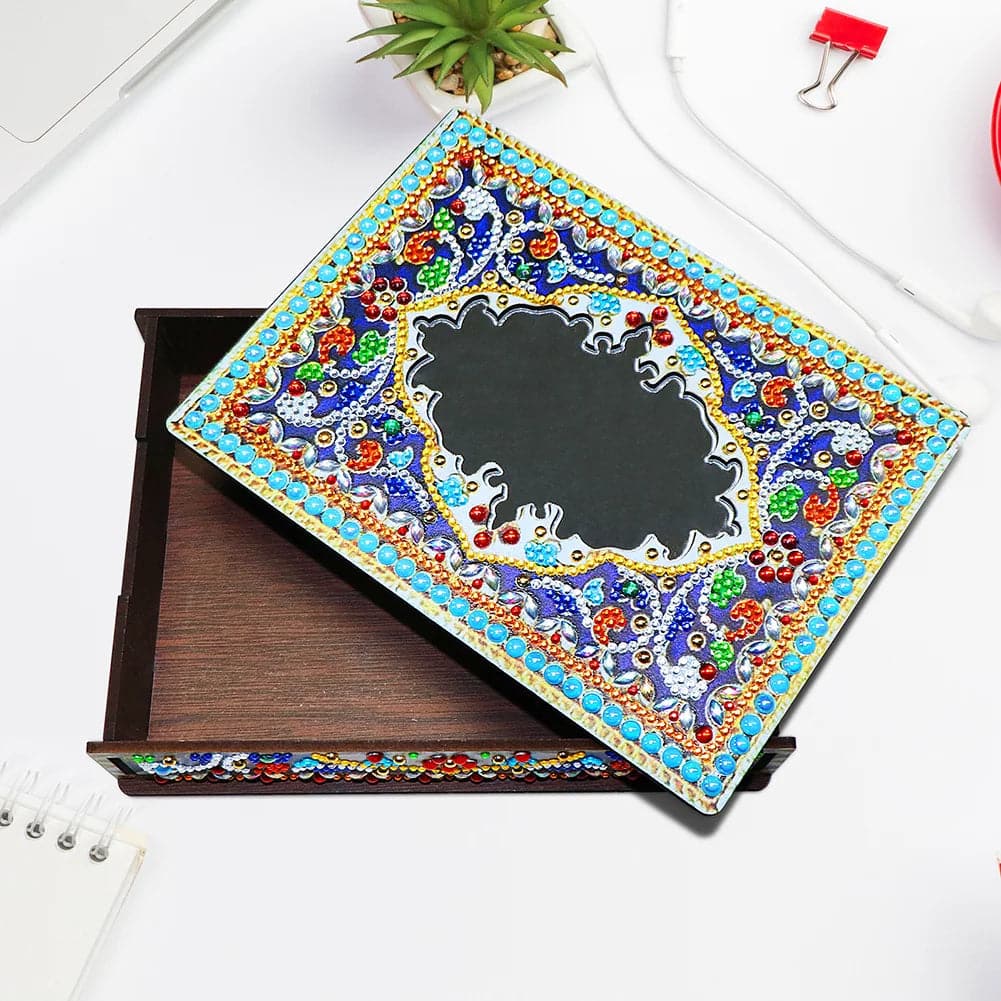 Classic Mandala Style - Diamond Painting Storage Box Fragmented Ornament ktclubs.com