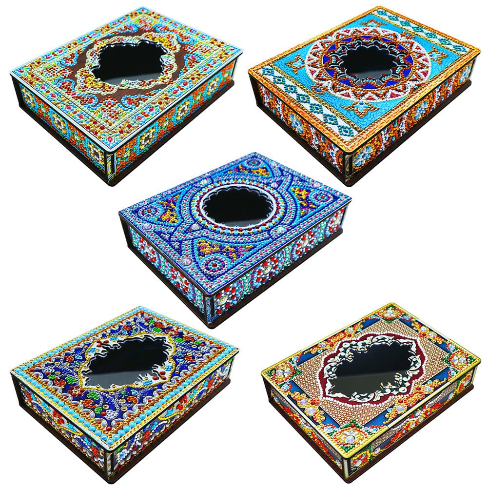 Classic Mandala Style - Diamond Painting Storage Box Fragmented Ornament ktclubs.com