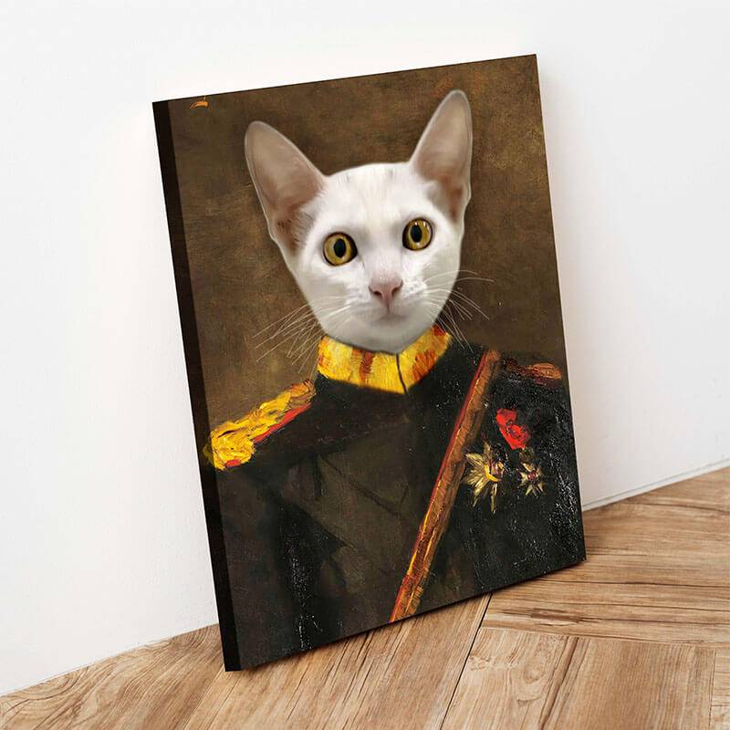 Commandant-General Custom Canvas Pet Portraits ktclubs.com