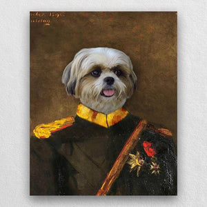 Commandant-General Custom Canvas Pet Portraits ktclubs.com