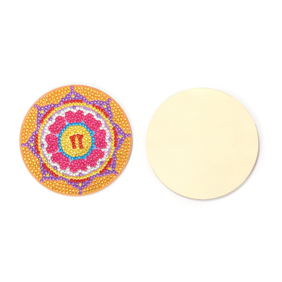 Copy of Mandala flower diamond painting coaster ktclubs.com