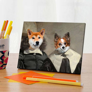 Couple Pet Portraits Custom Pet Canvas Art ktclubs.com