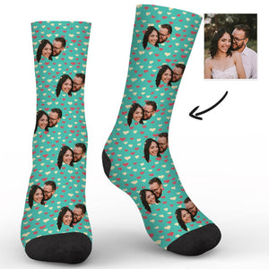 Custom Burning Love Socks ktclubs.com