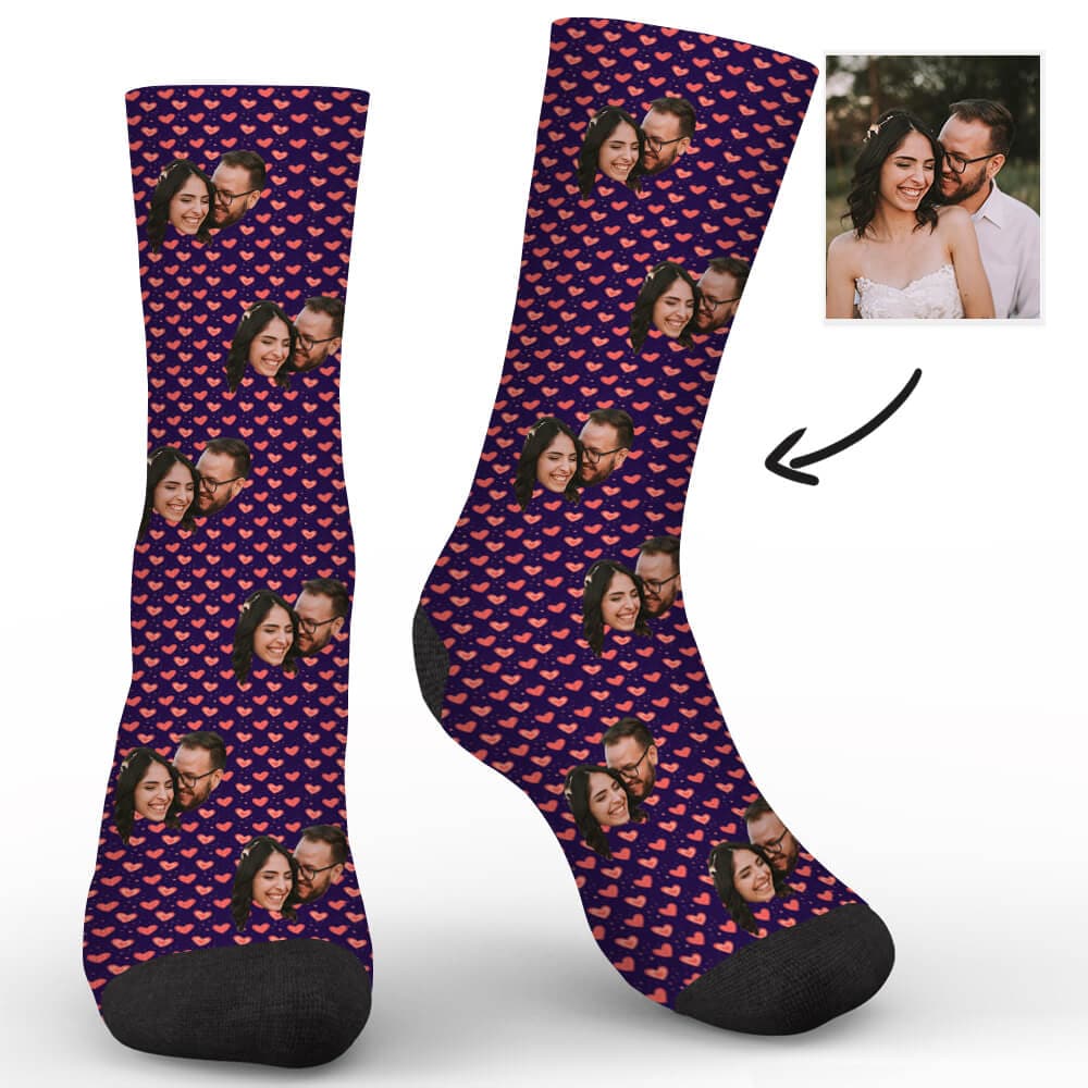 Custom Burning Love Socks ktclubs.com