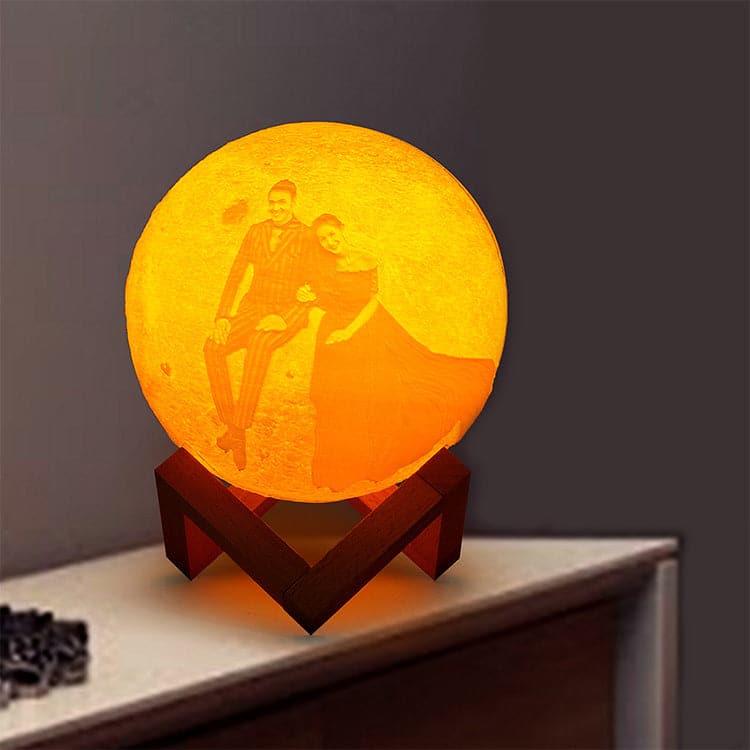 Custom Moon Lamp 3d Printing Moon Lamp Creative Home Desk Lamp LED Night Light Birthday Gift ktclubs.com