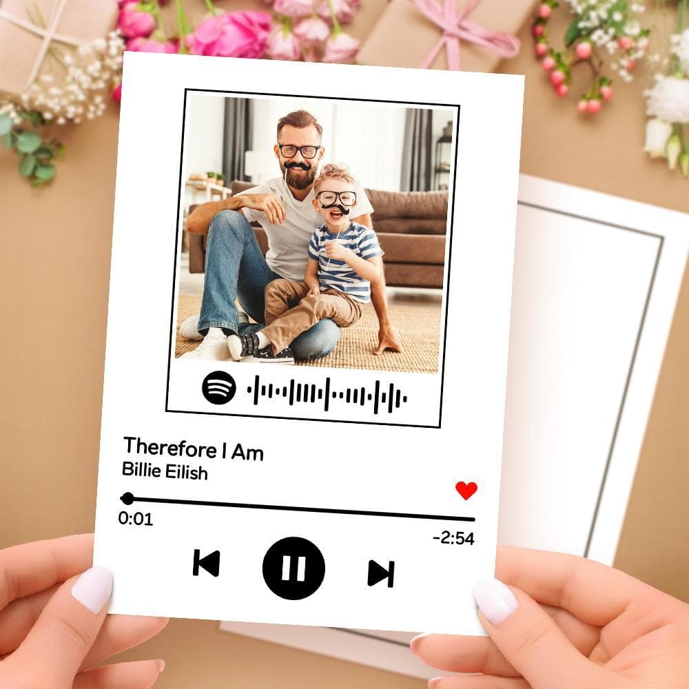 Custom Spotify Code Music Cards With Your Photo ktclubs.com