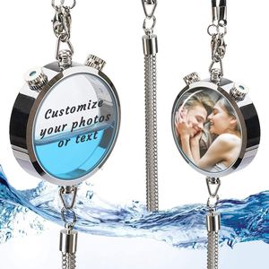 Customized Car Air Freshener Perfume Box Pendant with Photo/Text Personalized Car Accessories Rear View Mirror Charm Fragrance ktclubs.com