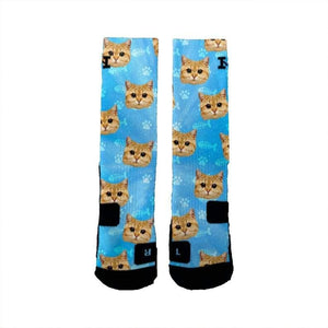 Customized Cat Socks - Put Your Cute Cat on Custom Socks, Cat Lovers, Cat GIft, Cute Cat Personalized, Cat Gift Socks, Mothers Day ktclubs.com