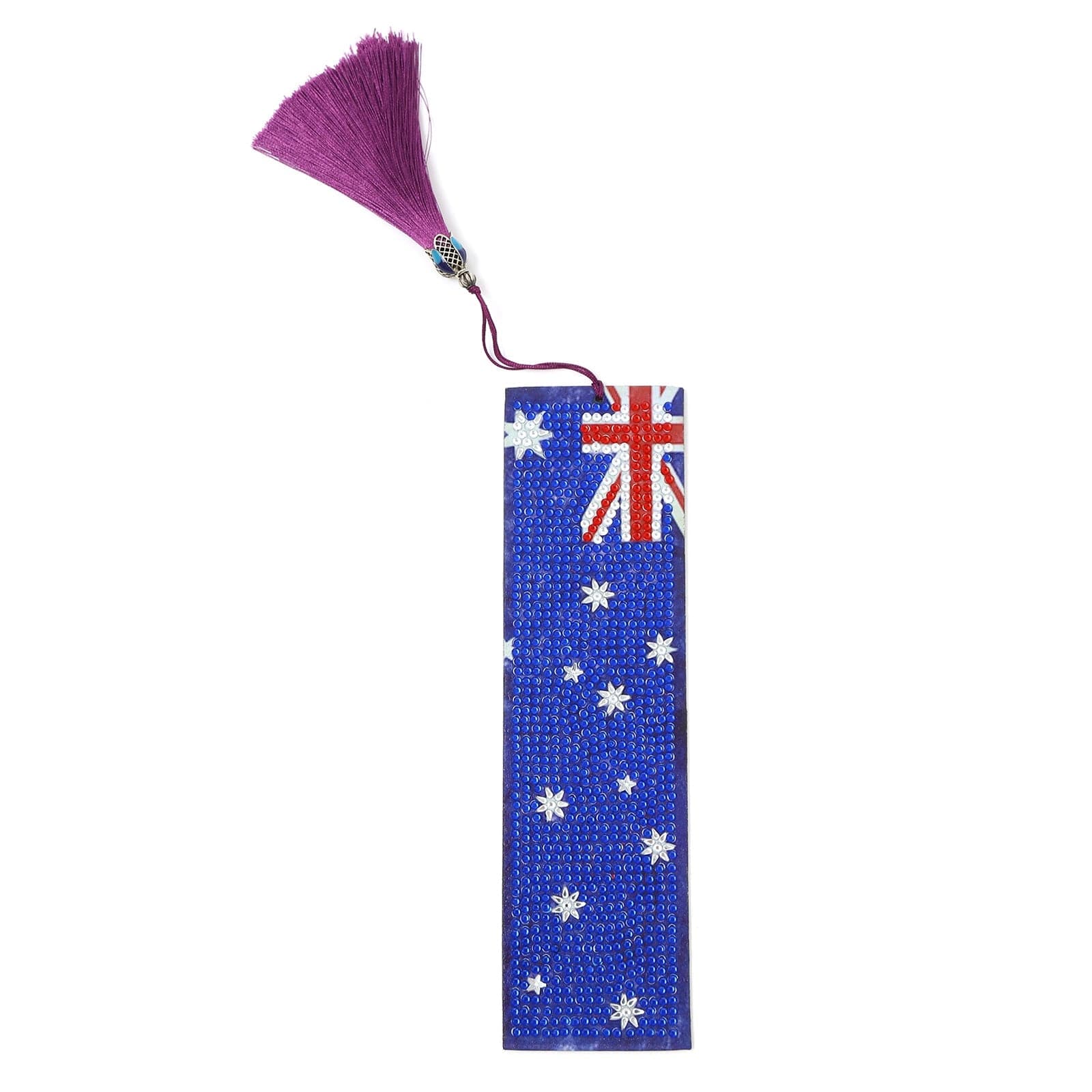 DIY Diamond Paint Skin Alien-Bookmark-national flag ktclubs.com