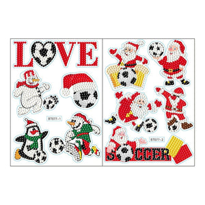 DIY Diamond Painting Football Match Sticker/Football Stickers ktclubs.com