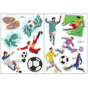 DIY Diamond Painting Football Match Sticker/Football Stickers ktclubs.com