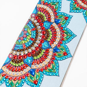 DIY Diamond Painting Leather Bookmark Mandala Tassel Book Marks Craft ktclubs.com