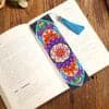 DIY Diamond Painting Leather Bookmark Mandala Tassel Book Marks Craft ktclubs.com