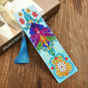 DIY Diamond Painting Leather Bookmark Mandala Tassel Book Marks Craft ktclubs.com