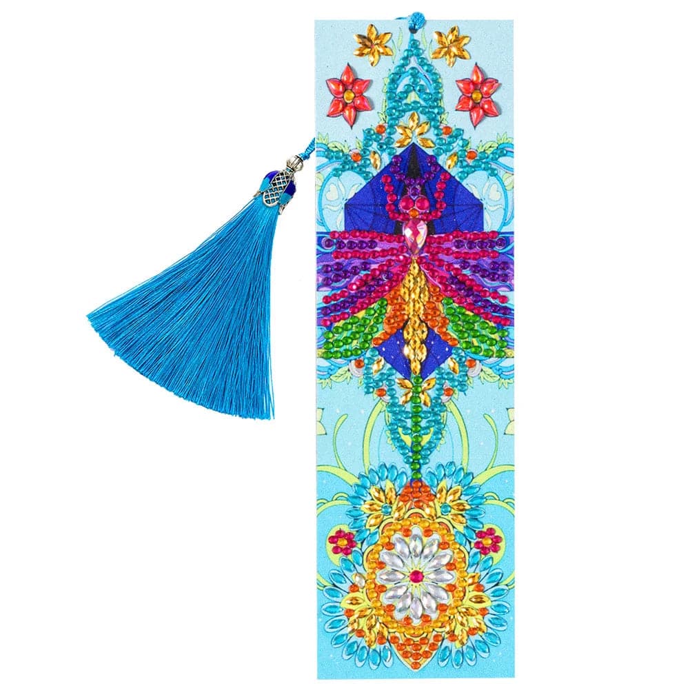 DIY Diamond Painting Leather Bookmark Mandala Tassel Book Marks Craft ktclubs.com