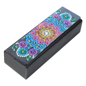 DIY Diamond Painting Leather Eye Glasses Box Travel Sunglasses Storage Case ktclubs.com