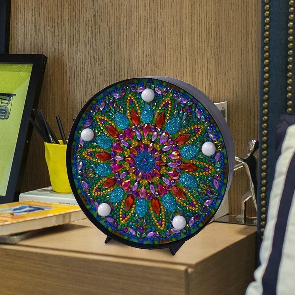 DIY Mandala LED Diamond Painting Light Box  Lamp ktclubs.com