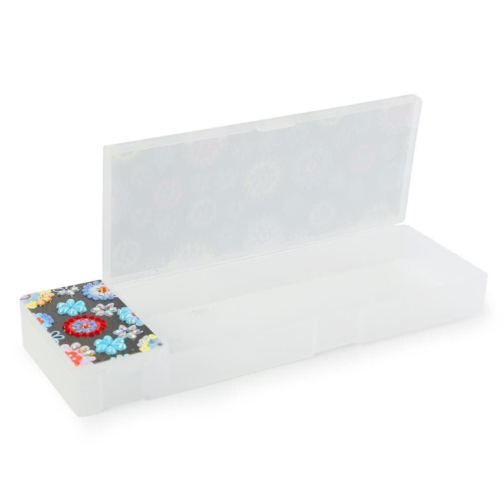 DIY Mandala Special Shaped Diamond Painting 2 Grids Pencil Case Storage Box ktclubs.com