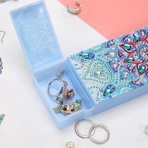 DIY Mandala Special Shaped Diamond Painting 2 Grids Pencil Storage Box Gift ktclubs.com