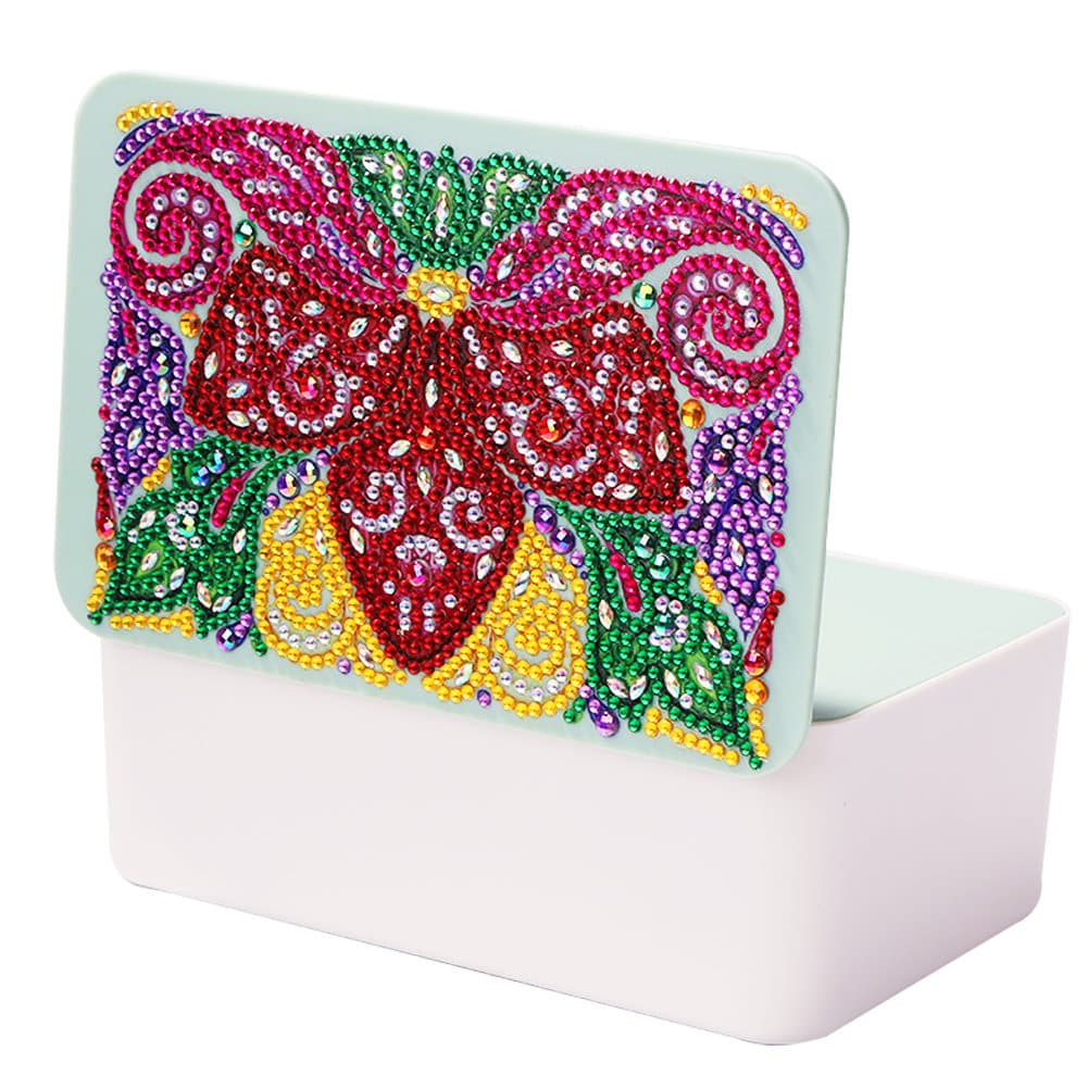 DIY Rhinestone Drawing Tissue Box Diamond Painting Paper Case ktclubs.com