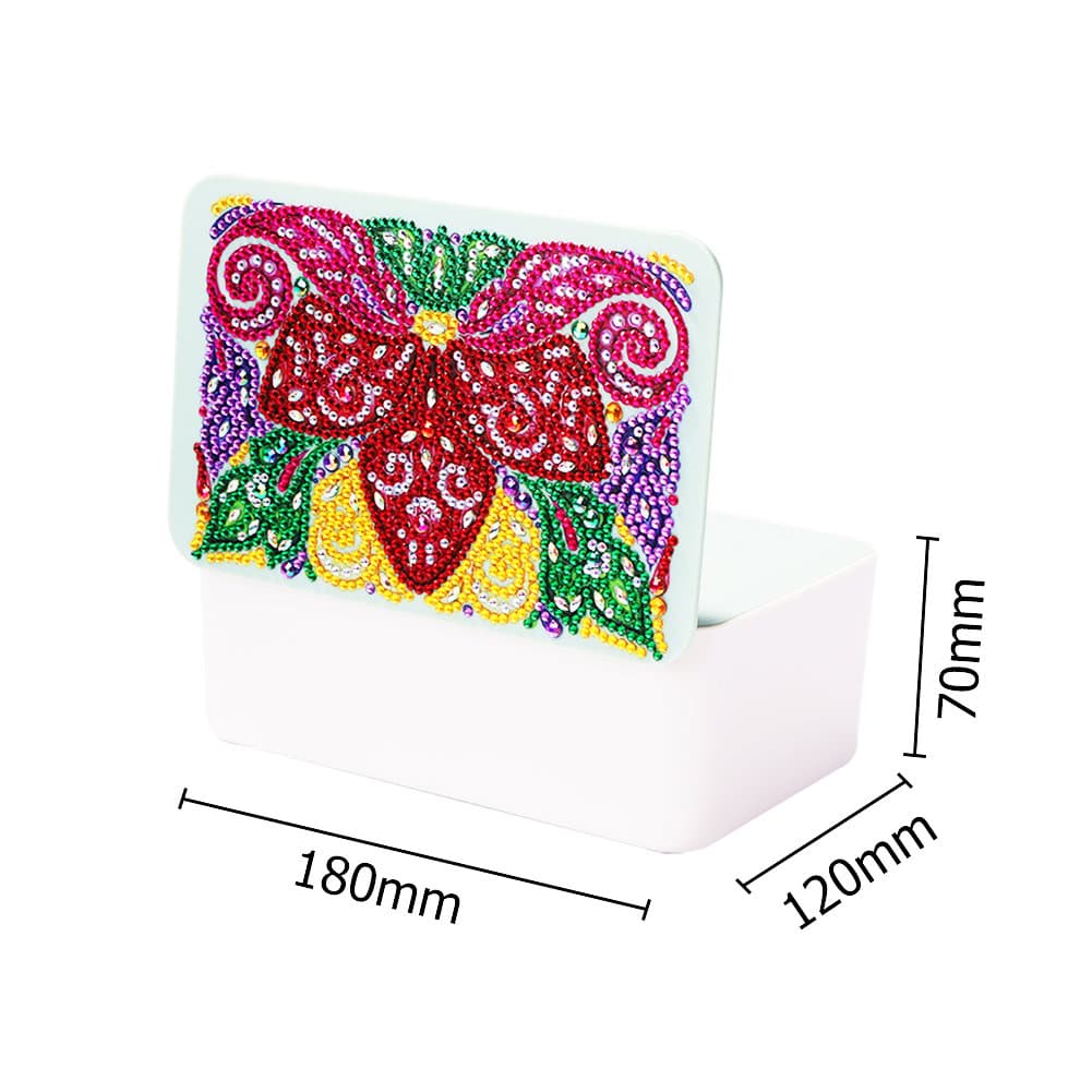 DIY Rhinestone Drawing Tissue Box Diamond Painting Paper Case ktclubs.com