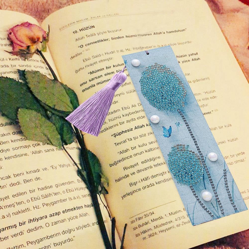 Diamond Painting Bookmark - Special Shaped Diamond - Dandelion ktclubs.com