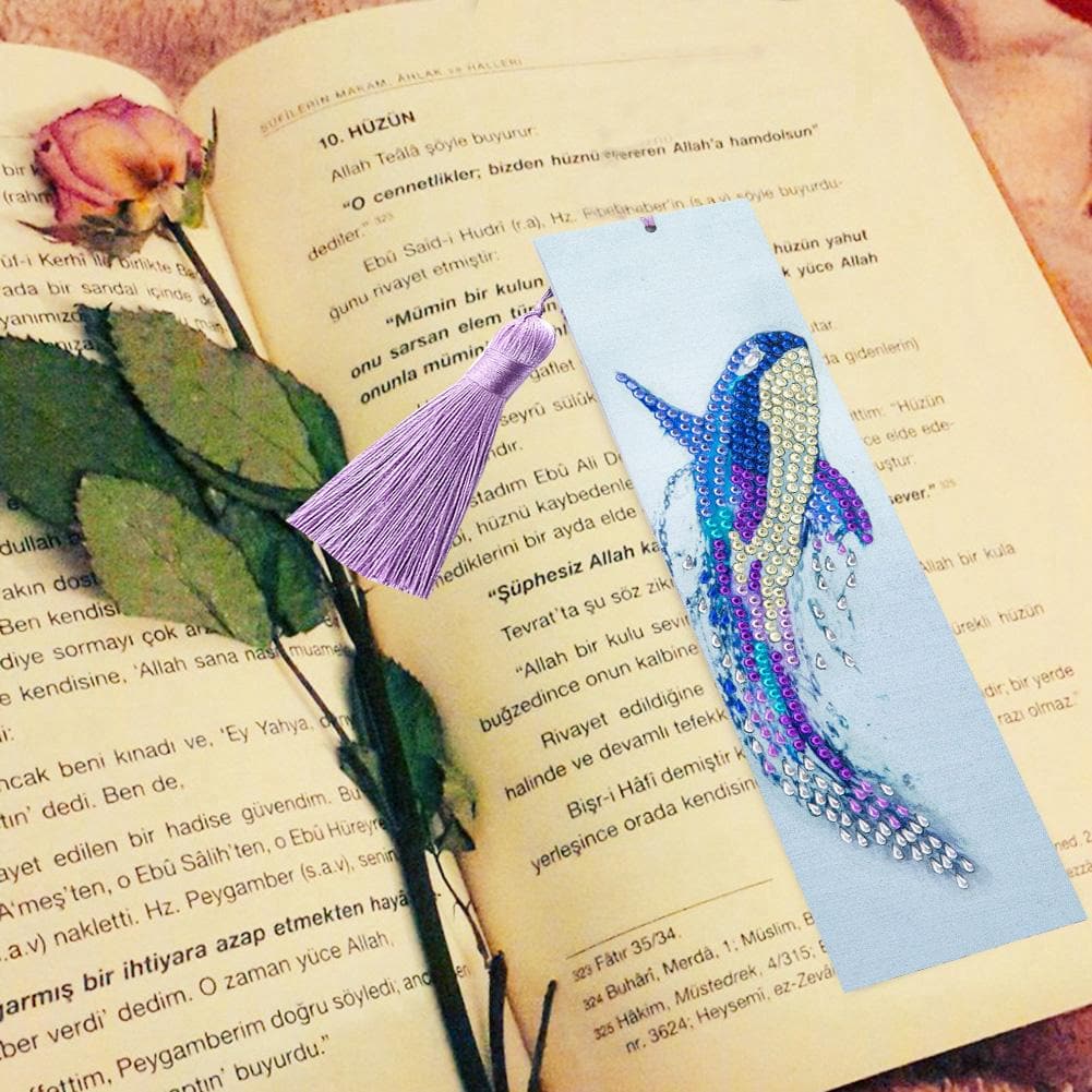 Diamond Painting Bookmark - Special Shaped Diamond - Dolphin ktclubs.com