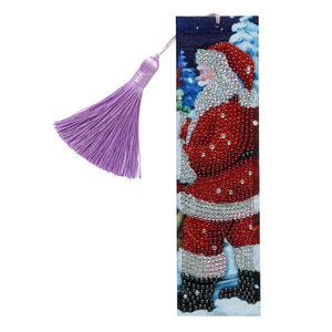 Diamond Painting Bookmark - Special Shaped Diamond - Santa Claus ktclubs.com