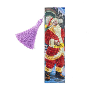 Diamond Painting Bookmark - Special Shaped Diamond - Santa Claus ktclubs.com