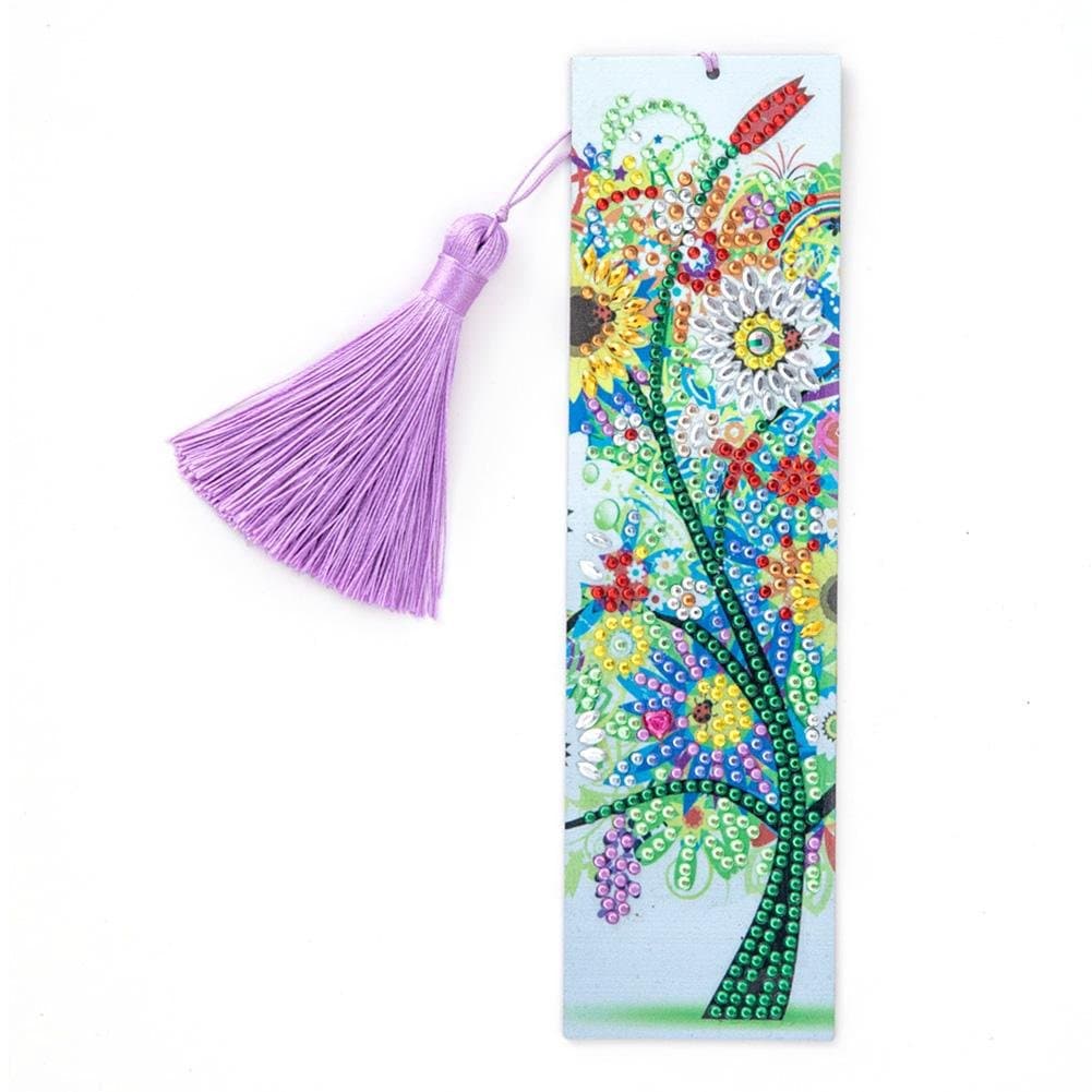 Diamond Painting Bookmark - Special Shaped Diamond - Tree ktclubs.com