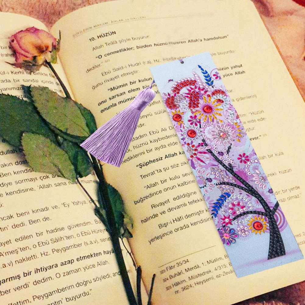 Diamond Painting Bookmark - Special Shaped Diamond - Tree ktclubs.com