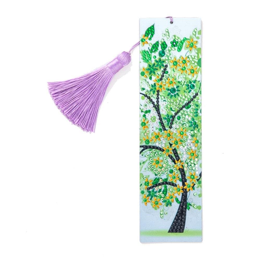 Diamond Painting Bookmark - Special Shaped Diamond - Tree ktclubs.com