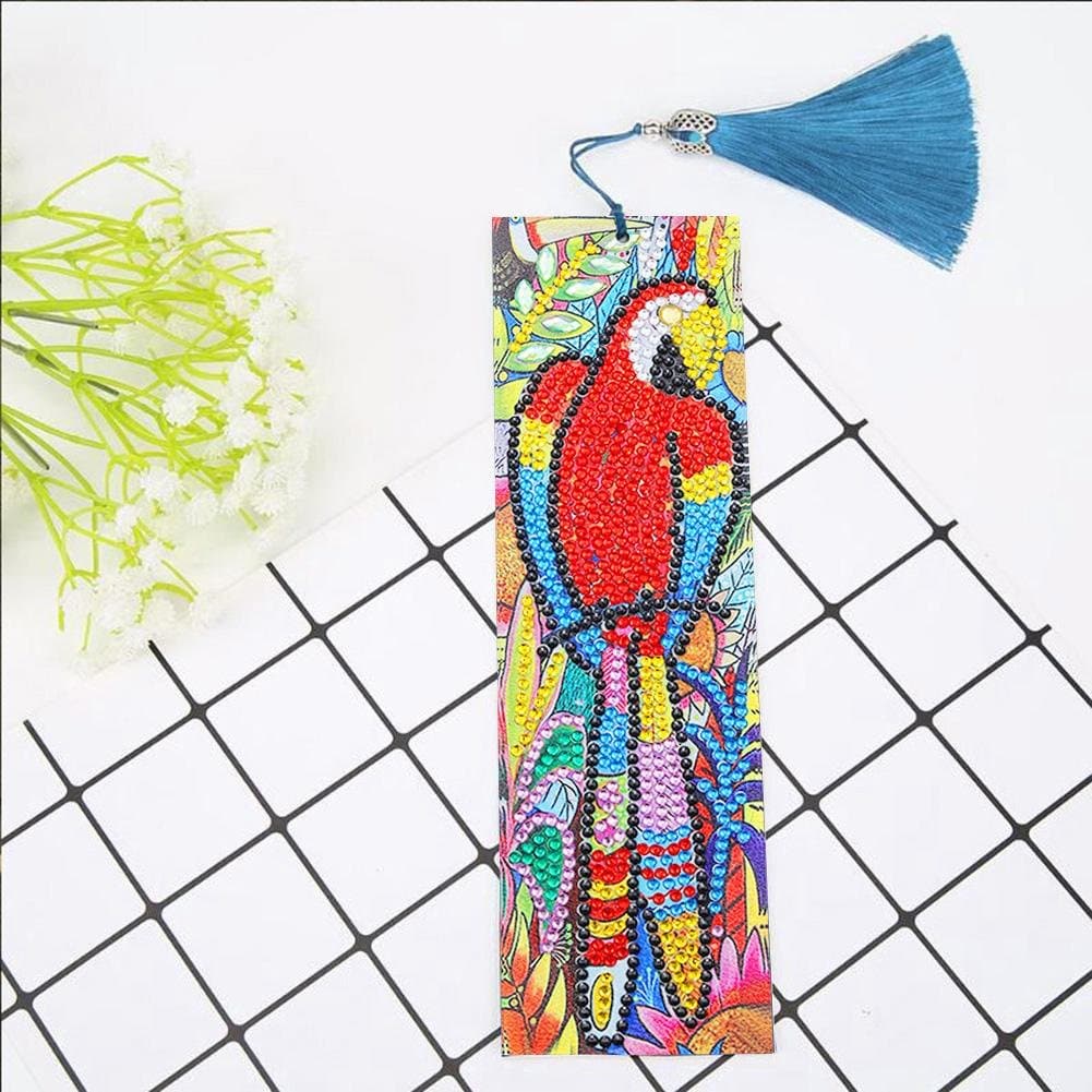 Diamond Painting Bookmark - Tassel Leather Handicraft ktclubs.com