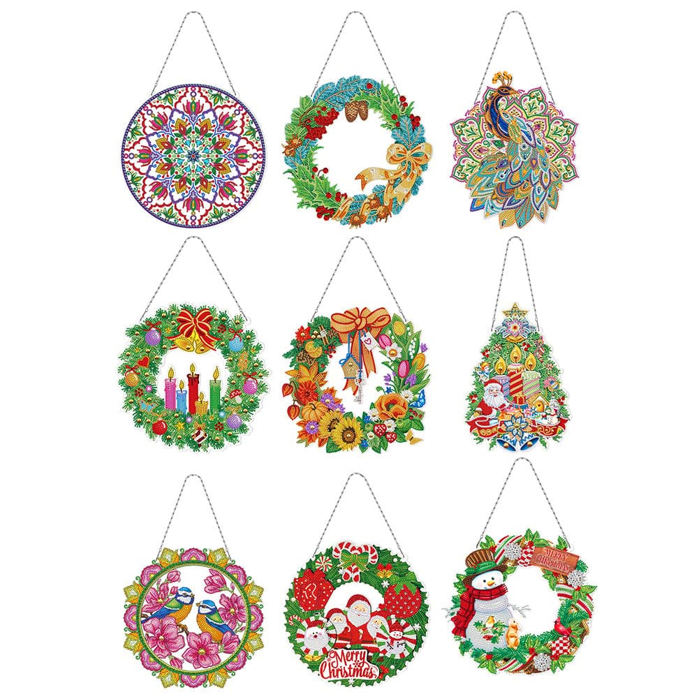 Diamond Painting Christmas Wreath Kit ktclubs.com