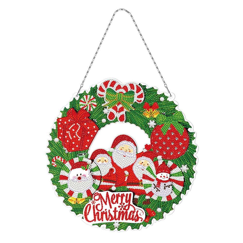 Diamond Painting Christmas Wreath Kit ktclubs.com