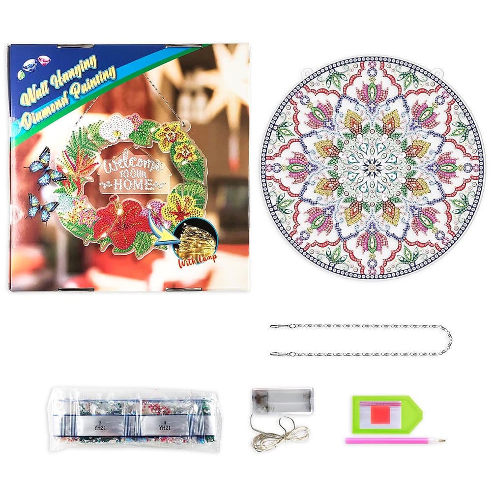 Diamond Painting Christmas Wreath Kit ktclubs.com