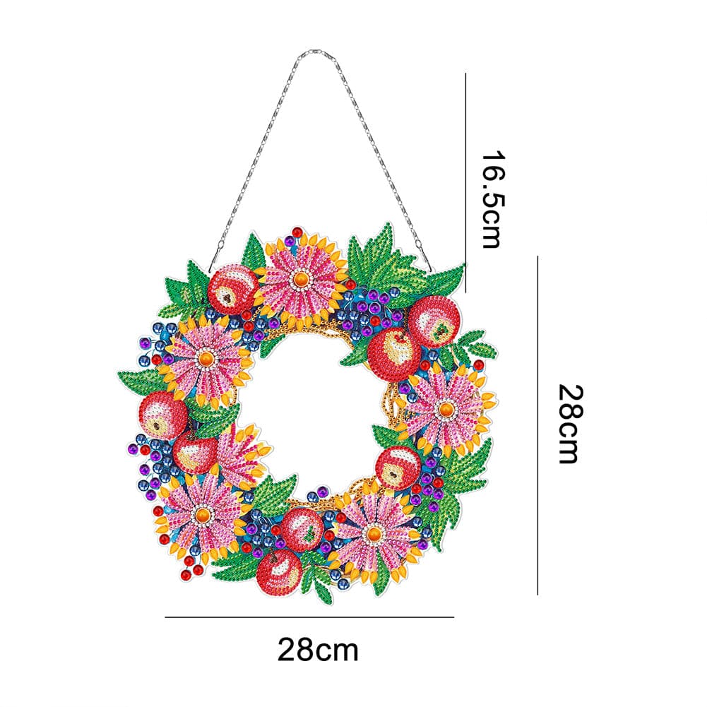 Diamond Painting Flower Wreath Kit ktclubs.com