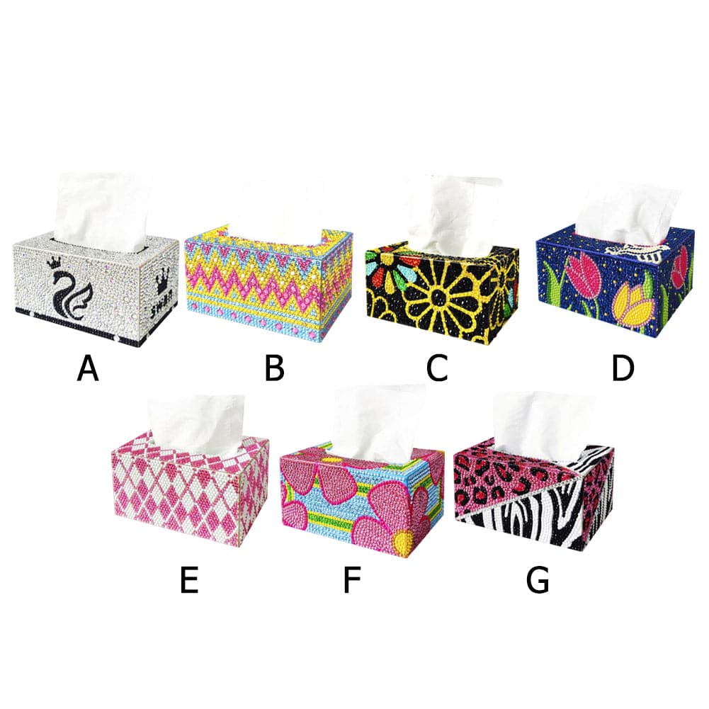 Diamond Painting Square Tissue Box ktclubs.com