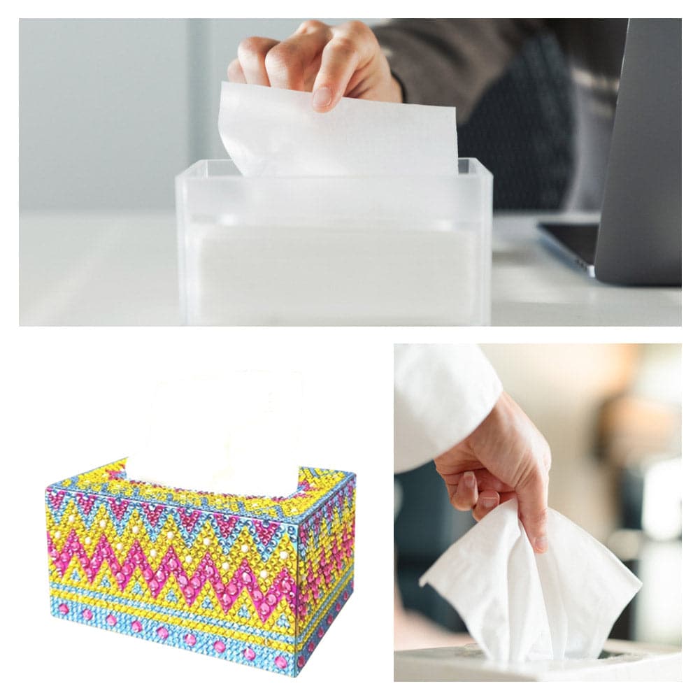 Diamond Painting Square Tissue Box ktclubs.com