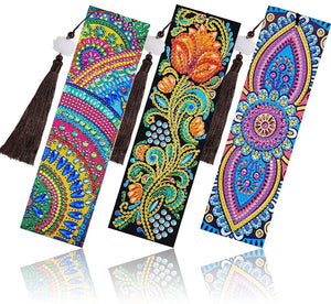 Diy Diamond Painting Bookmarks - Mandala, Embroidered Peacock Bookmarks(set of two) ktclubs.com