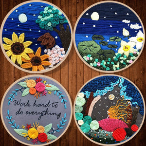 "Evening on the Pond" - Embroidery ktclubs.com