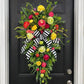 Faux Door Hanging Garland Front Door Hanging Decoration Autumn Colours Season Upside DownTree， wreath ktclubs.com