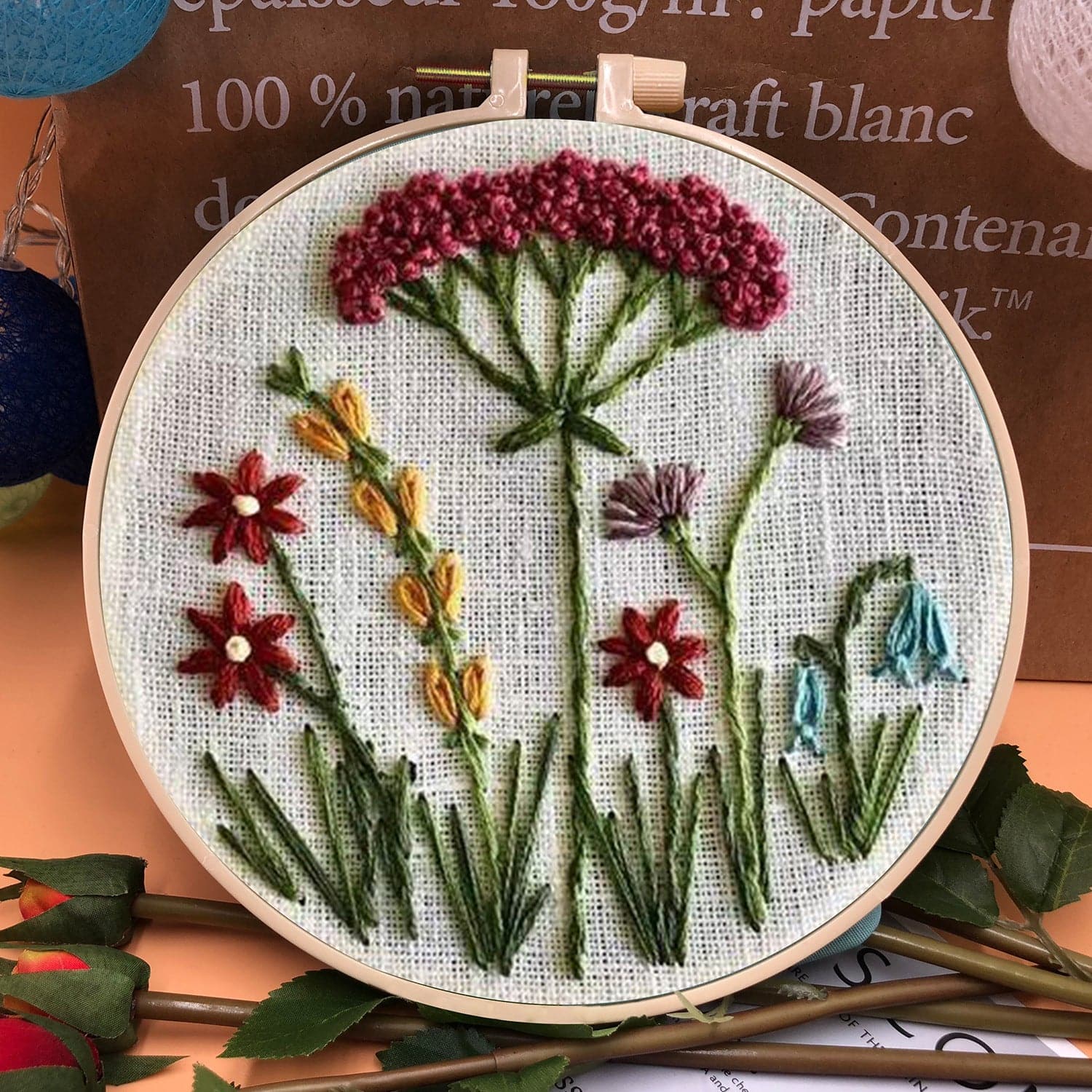 Flowers - Embroidery ktclubs.com