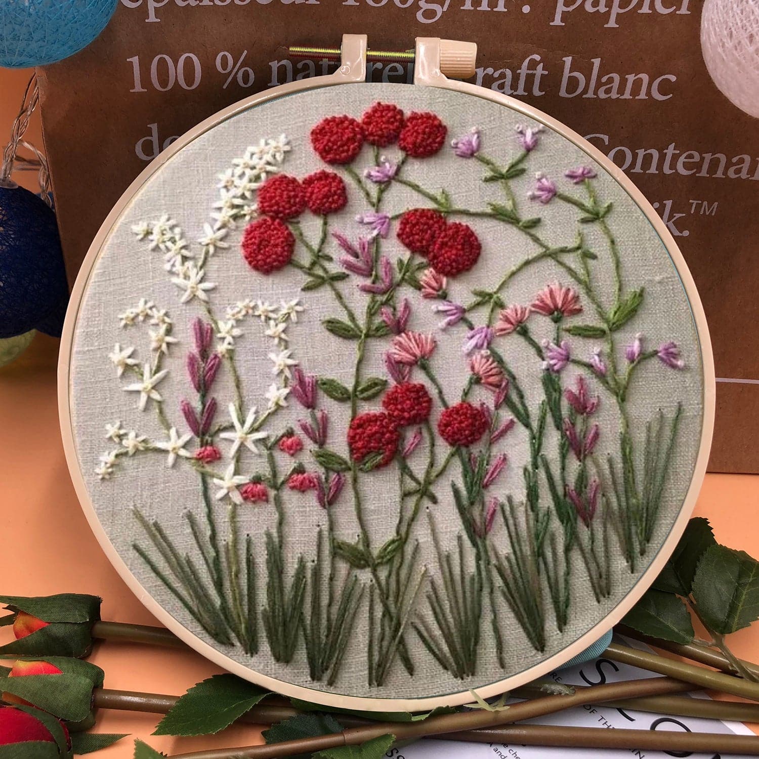 Flowers - Embroidery ktclubs.com