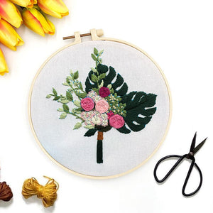 Flowers and tree-embroidery ktclubs.com